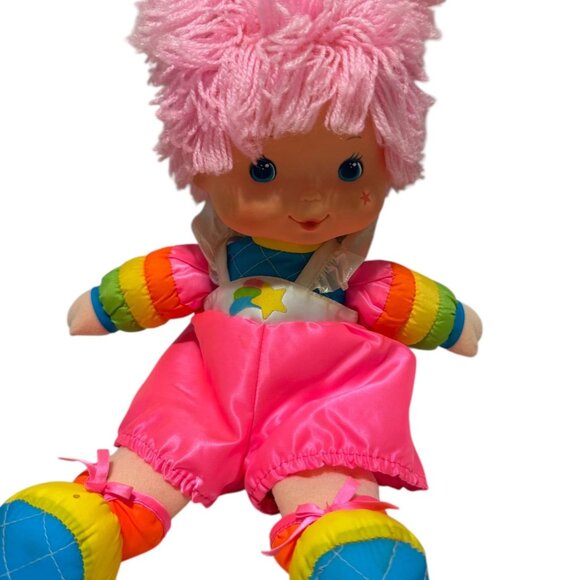 1983 Hallmark Mattel Rainbow Brite Doll Pink Yarn Hair Toy - Picture 1 of 8